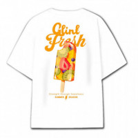 Camiseta GLINT Ice Creams Blanco