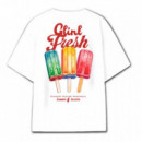 Camiseta GLINT Fresh Blanco