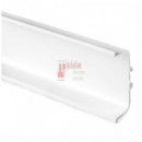 Perfil Gola Central Blanco - 3.90 Metros De Longitud La Unidad - Venta Por Metro Lineal