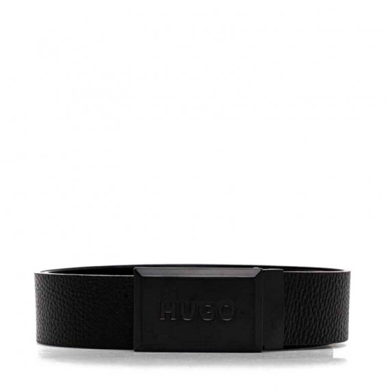Cinturón Reversible de Piel Italiana Lisa y con Grano  HUGO BOSS