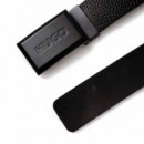 Cinturón Reversible de Piel Italiana Lisa y con Grano  HUGO BOSS