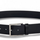 Cinturón de Piel con Logo en la Trabilla  HUGO BOSS