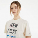 Tjw Bxy Crop New York City Sugarcane  TOMMY JEANS