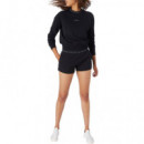 Logo Trim Knit Short Ck Black  CALVIN KLEIN