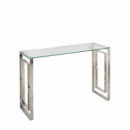 Consola Acero Plateada  PÉREZ ÁVILA