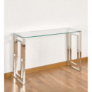 Consola Acero Plateada  PÉREZ ÁVILA