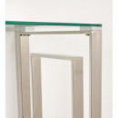 Consola Acero Plateada  PÉREZ ÁVILA