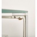 Consola Acero Plateada  PÉREZ ÁVILA