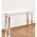 Consola Acero Plateada  PÉREZ ÁVILA