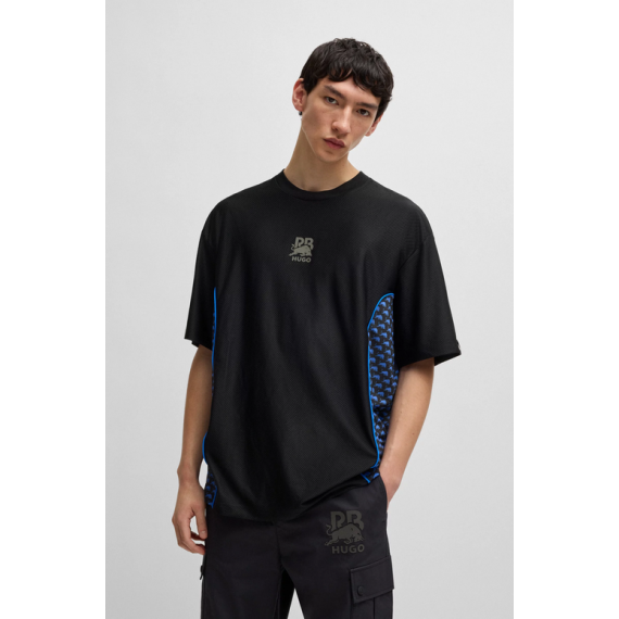 Camiseta HUGO X Rb Negra