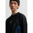 Camiseta HUGO X Rb Negra