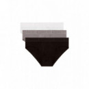 Ropa Interior Pack de 3 Calzoncillos Slips DIESEL Roy Blanco / Gris
