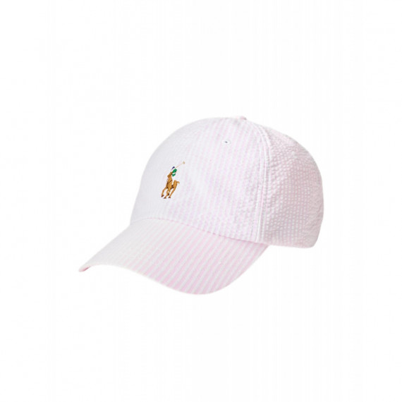 Gorros y Gorras Gorra POLO RALPH LAUREN Seersucker Rosa
