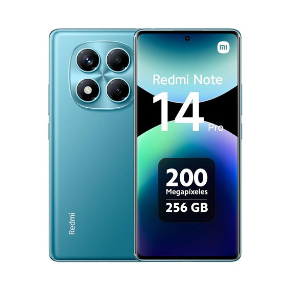 XIAOMI Telefono Movil Redmi Note 14 Pro 256GB/8GB Ram/ 6.67"/108MP+8MP+2MP+13MP Azul Oceano