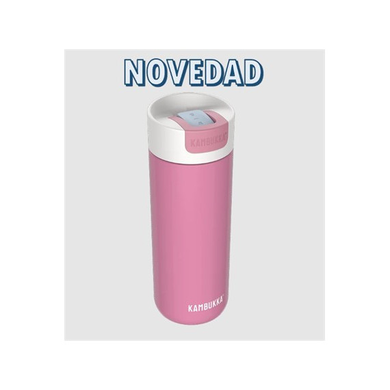 KAMBUKKA Termo Olympus 500ML Rosa 6H CALIENTE/11H Frio con Bloqueo