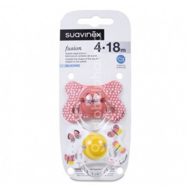 SUAVINEX Chupa Anatomica Fusion Silicona 4-18M