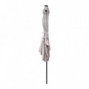 Parasol Beige Luces Led DONNA GARDEN 2X3 Metros