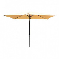 Parasol Beige Inclinable DONNA GARDEN 2X3 Metros