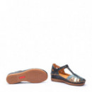 PIKOLINOS Sandalia Cadaques Semiabierta Combinada Marrón W8K-0705C1-325