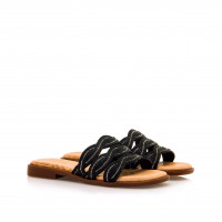 MUSTANG Sandalias Planas Negras 53299-C54409