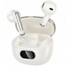 HOCO EQ18 Auricular Inalámbrico con Cancelación de Ruido Milky White