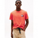 Camiseta de Corte Slim con Parche de Tommy Jeans  TOMMY HILFIGER