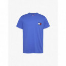 Camiseta de Corte Slim con Parche de Tommy Jeans  TOMMY HILFIGER