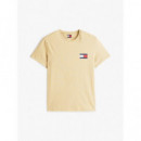 Camiseta de Corte Slim con Parche de Tommy Jeans  TOMMY HILFIGER