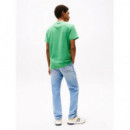 Camiseta de Corte Slim con Parche de Tommy Jeans  TOMMY HILFIGER