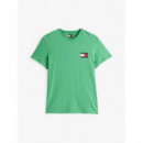 Camiseta de Corte Slim con Parche de Tommy Jeans  TOMMY HILFIGER