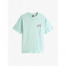 Camiseta con Logo Gráfico en la Espalda de Tommy Jeans  TOMMY HILFIGER