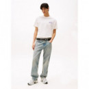 Camiseta con Logo Gráfico en la Espalda de Tommy Jeans  TOMMY HILFIGER