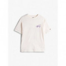 Camiseta con Logo Gráfico en la Espalda de Tommy Jeans  TOMMY HILFIGER