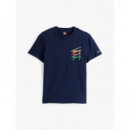 Camiseta con Logo Gráfico en la Espalda de Tommy Jeans  TOMMY HILFIGER