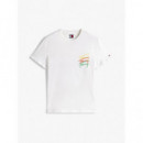 Camiseta con Logo Gráfico en la Espalda de Tommy Jeans  TOMMY HILFIGER