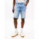 Pantalón Corto Vaquero Scanton Ajustado de Tommy Jeans  TOMMY HILFIGER