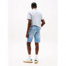 Pantalón Corto Vaquero Scanton Ajustado de Tommy Jeans  TOMMY HILFIGER