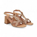 Sandalia Cruzada Nude  BIBI LOU