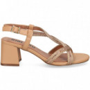 Sandalia Cruzada Nude  BIBI LOU