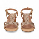 Sandalia Cruzada Nude  BIBI LOU