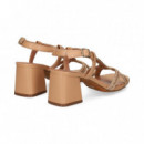 Sandalia Cruzada Nude  BIBI LOU