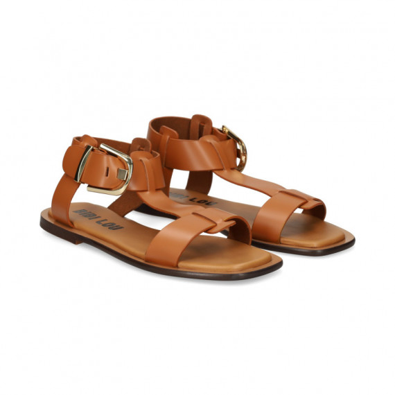 Sandalia Bebe Big Hebilla Cuero  BIBI LOU