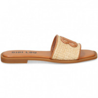 Pala Rafia Cuero  BIBI LOU