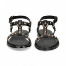 Sandalia Bebe Tachas Negro  BIBI LOU