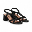 Sandalia Cruzada Negro  BIBI LOU