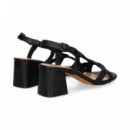 Sandalia Cruzada Negro  BIBI LOU