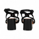 Sandalia Cruzada Negro  BIBI LOU