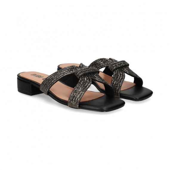 Pala Strass Negro  BIBI LOU