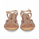 Sandalia Strass Entrelazada Rosa  BIBI LOU