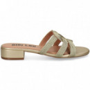 Pala Trenzada Entrelazada Oro  BIBI LOU